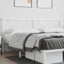 White metal headboard 200 cm by vidaXL, Headboards and footboards - Ref: Foro24-376313, Price: 48,99 €, Discount: %