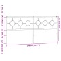 Kopfteil aus weißem Metall, 200 cm von vidaXL, Kopf- und Fußteile - Ref: Foro24-376313, Preis: 48,99 €, Rabatt: %