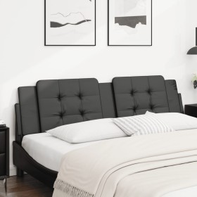 Black synthetic leather padded bed headboard 180 cm by vidaXL, Headboards and footboards - Ref: Foro24-374873, Price: 44,50 €...