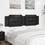 Cabecero de cama acolchado cuero sintético negro 180 cm de vidaXL, Cabeceros y pies de cama - Ref: Foro24-374873, Precio: 44,...