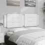 White synthetic leather padded bed headboard 160 cm by vidaXL, Headboards and footboards - Ref: Foro24-374867, Price: 42,06 €...