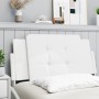 White synthetic leather padded bed headboard 100 cm by vidaXL, Headboards and footboards - Ref: Foro24-374844, Price: 31,65 €...