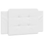 Cabecero de cama acolchado cuero sintético blanco 100 cm de vidaXL, Cabeceros y pies de cama - Ref: Foro24-374844, Precio: 31...