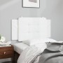 White synthetic leather padded bed headboard 100 cm by vidaXL, Headboards and footboards - Ref: Foro24-374844, Price: 31,65 €...