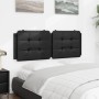 Black synthetic leather padded bed headboard 140 cm by vidaXL, Headboards and footboards - Ref: Foro24-374859, Price: 42,93 €...