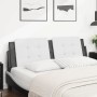 White black synthetic leather padded bed headboard 160 cm by vidaXL, Headboards and footboards - Ref: Foro24-374871, Price: 4...