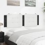 White black synthetic leather padded bed headboard 160 cm by vidaXL, Headboards and footboards - Ref: Foro24-374871, Price: 4...