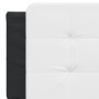 White black synthetic leather padded bed headboard 160 cm by vidaXL, Headboards and footboards - Ref: Foro24-374871, Price: 4...