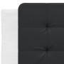 Estructura cama con LED cuero sintético blanco negro 100x200 cm de vidaXL, Camas y somieres - Ref: Foro24-3214095, Precio: 15...