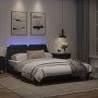 Estructura de cama con luces LED cuero PE negro 140x200 cm de vidaXL, Camas y somieres - Ref: Foro24-3214110, Precio: 183,99 ...