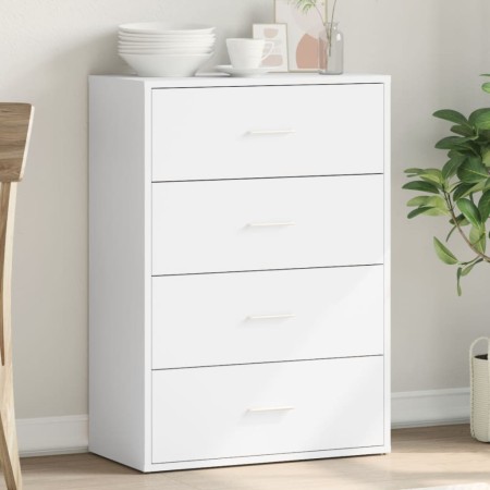 White engineered wood sideboard 60x31x84 cm by vidaXL, Sideboards - Ref: Foro24-840499, Price: 86,14 €, Discount: %