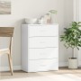 White engineered wood sideboard 60x31x84 cm by vidaXL, Sideboards - Ref: Foro24-840499, Price: 86,14 €, Discount: %