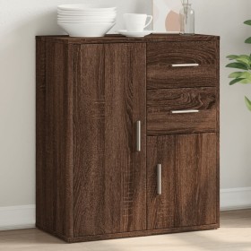 Oak brown engineered wood sideboard 60x31x70 cm by vidaXL, Sideboards - Ref: Foro24-840484, Price: 76,98 €, Discount: %