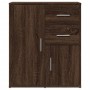 Aparador de madera de ingeniería marrón roble 60x31x70 cm de vidaXL, Aparadores - Ref: Foro24-840484, Precio: 76,98 €, Descue...