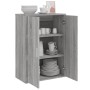 Aparador de madera de ingeniería gris Sonoma 60x31x84 cm de vidaXL, Aparadores - Ref: Foro24-840490, Precio: 83,84 €, Descuen...