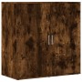 Aparador de madera de ingeniería roble ahumado 79x38x80 cm de vidaXL, Aparadores - Ref: Foro24-840517, Precio: 82,99 €, Descu...