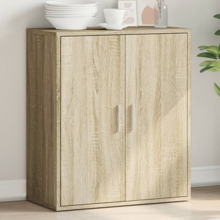 Sideboard aus Sonoma-Eichenholzwerkstoff, 79 x 38 x 80 cm von vidaXL, Sideboards - Ref: Foro24-840515, Preis: 83,64 €, Rabatt: %