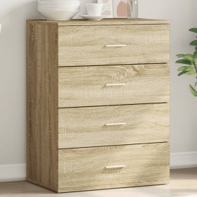 Sonoma Oak Engineered Wood Sideboard 60x39x80 cm by vidaXL, Sideboards - Ref: Foro24-840529, Price: 95,99 €, Discount: %