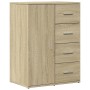 Aparador de madera de ingeniería roble Sonoma 59x39x80 cm de vidaXL, Aparadores - Ref: Foro24-840536, Precio: 103,29 €, Descu...