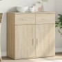 Sideboard aus Sonoma-Eichenholzwerkstoff, 79 x 38 x 80 cm von vidaXL, Sideboards - Ref: Foro24-840522, Preis: 108,97 €, Rabat...