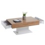 FMD Aged oak and white coffee table by FMD, Coffee table - Ref: Foro24-428687, Price: 197,70 €, Discount: %