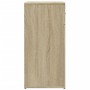 Aparador de madera de ingeniería roble Sonoma 79x38x80 cm de vidaXL, Aparadores - Ref: Foro24-840522, Precio: 95,99 €, Descue...