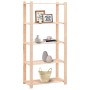 Shelving 5 levels 3 units solid pine wood 250 kg by vidaXL, Industrial shelving - Ref: Foro24-3051114, Price: 234,47 €, Disco...