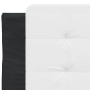 Bed with black and white synthetic leather mattress 80x200 cm by vidaXL, Beds and slatted bases - Ref: Foro24-3208829, Price:...