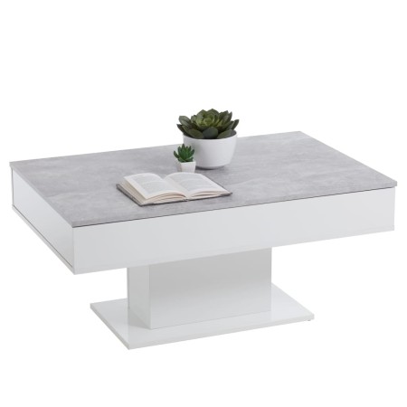 FMD Mesa de centro gris hormigón y blanco de FMD, Mesas de centro - Ref: Foro24-428686, Precio: 237,05 €, Descuento: %