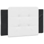 Bed with black and white synthetic leather mattress 90x200 cm by vidaXL, Beds and slatted bases - Ref: Foro24-3208843, Price:...