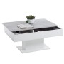 FMD Concrete gray and white coffee table by FMD, Coffee table - Ref: Foro24-428686, Price: 217,99 €, Discount: %