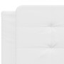 Bed with white synthetic leather mattress 200x200 cm by vidaXL, Beds and slatted bases - Ref: Foro24-3208888, Price: 484,33 €...