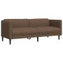 2-piece sofa set brown fabric by vidaXL, Sofas - Ref: Foro24-3209246, Price: 546,44 €, Discount: %