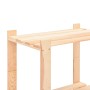 3-tier shelving 2 units solid pine wood 150 kg by vidaXL, Industrial shelving - Ref: Foro24-3051121, Price: 70,89 €, Discount: %