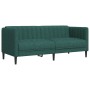 3-teilige Sofagarnitur aus dunkelgrünem Stoff von vidaXL, Sofas - Ref: Foro24-3209233, Preis: 717,97 €, Rabatt: %