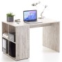 FMD Desk with side shelves in sand oak color 117x73x75 cm by FMD, Desks - Ref: Foro24-428730, Price: 188,87 €, Discount: %