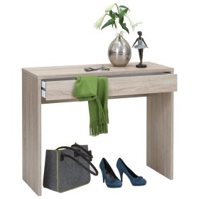 FMD Desk with wide oak-colored drawer 100x40x80 cm by FMD, Desks - Ref: Foro24-428712, Price: 160,30 €, Discount: %