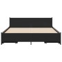 Cama con cajones madera de ingeniería negro 140x190 cm de vidaXL, Camas y somieres - Ref: Foro24-3279942, Precio: 176,78 €, D...