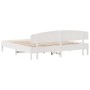 Estructura cama cabecero madera maciza pino blanco 180x200 cm de vidaXL, Camas y somieres - Ref: Foro24-3207198, Precio: 210,...