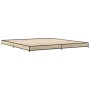 Estructura cama madera ingeniería metal roble Sonoma 160x200 cm de vidaXL, Camas y somieres - Ref: Foro24-845137, Precio: 92,...