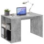 FMD Desk with side shelves concrete color 117x73x75 cm by FMD, Desks - Ref: Foro24-428731, Price: 208,16 €, Discount: %