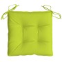 Cojines de silla de jardín 6 uds tela Oxford verde 40x40x7 cm de vidaXL, Cojines para sillas y sofás - Ref: Foro24-361485, Pr...