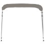 Toldo bimini de 4 arcos gris 239x184x131 cm de vidaXL, Cubiertas para almacenamiento de barcas - Ref: Foro24-94806, Precio: 1...