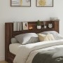 Oak brown LED bed headboard 180x16.5x103.5 cm by vidaXL, Headboards and footboards - Ref: Foro24-839265, Price: 119,73 €, Dis...