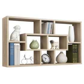 FMD Rectangular wall shelf 8 compartments oak color by FMD, Shelves and shelves - Ref: Foro24-428740, Price: 85,99 €, Discoun...