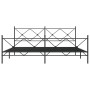 Estructura de cama cabecero y estribo metal negro 200x200 cm de vidaXL, Camas y somieres - Ref: Foro24-376527, Precio: 140,35...