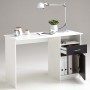 FMD Desk with 1 black and white drawer 123x50x76.5 cm by FMD, Desks - Ref: Foro24-428737, Price: 134,92 €, Discount: %