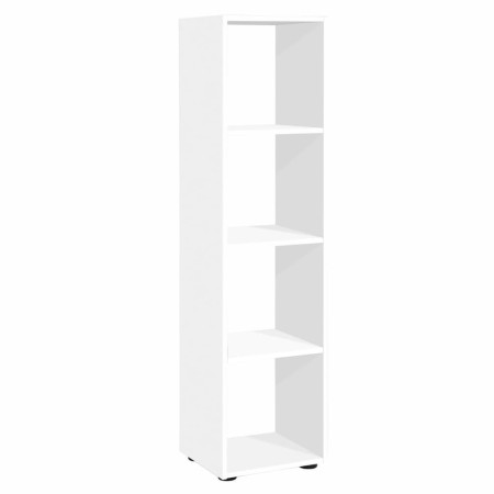 FMD Shelving unit with 4 white compartments by FMD, Bookcases and shelves - Ref: Foro24-428755, Price: 117,13 €, Discount: %