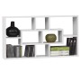 FMD Rectangular wall shelf with 8 compartments white by FMD, Shelves and shelves - Ref: Foro24-428742, Price: 84,87 €, Discou...