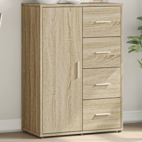 Sonoma Oak Engineered Wood Sideboard 60x31x84 cm by vidaXL, Sideboards - Ref: Foro24-840508, Price: 95,63 €, Discount: %